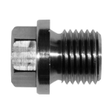 VSS-..R - Locking screws with external hexagon and shoulder acc. to DIN 910, sealing ring form A