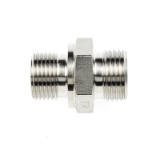 XGEV-..LR - Straight male adaptor connectors, sealing edge form B acc. DIN 3852-2, ISO 8434-1-SDS-B