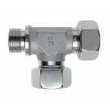 LEV-..LR/SR - Male adaptor L fittings, sealing edge form B acc. DIN 3852-2