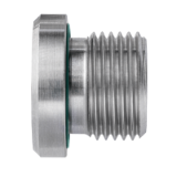 VSI-..RWD - Locking screws with internal hexagon, DIN 908, profile sealing ring form E acc. ISO 1179-2